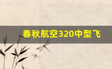 春秋航空320中型飞机座位图