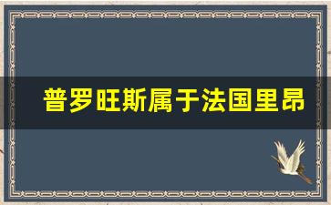 普罗旺斯属于法国里昂吗