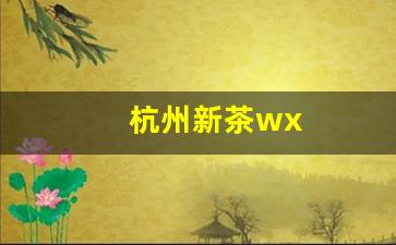 杭州新茶wx