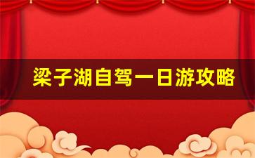 梁子湖自驾一日游攻略_梁子湖沙滩浴场攻略