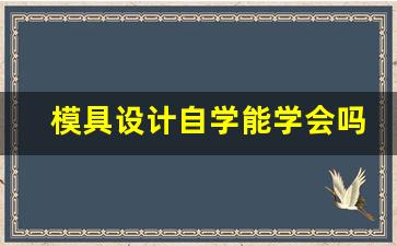 模具设计自学能学会吗_学模具从哪里开始学起