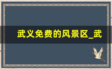 武义免费的风景区_武义下岭头网红打卡地