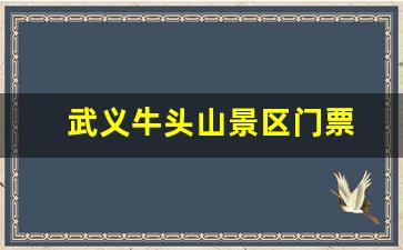 武义牛头山景区门票