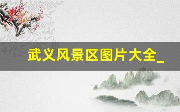 武义风景区图片大全_牛头山国家森林公园