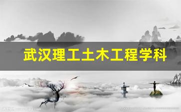 武汉理工土木工程学科评估_武汉理工a+专业