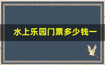 水上乐园门票多少钱一个人_水上乐园有什么好玩的