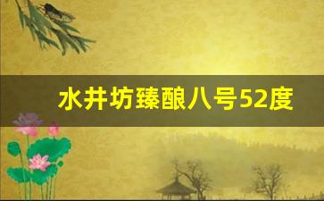 水井坊臻酿八号52度酒如何_水井坊的酒如何