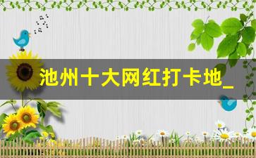 池州十大网红打卡地_池州三台山公园