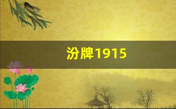 汾牌1915