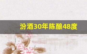 汾酒30年陈酿48度多少钱_青花汾酒48度30复兴2021