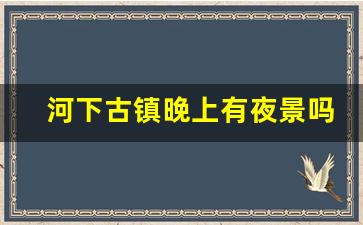 河下古镇晚上有夜景吗_河下古镇需要逛多久