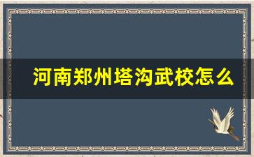 河南郑州塔沟武校怎么样