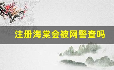 注册海棠会被网警查吗_海棠小说网站入口链接微博登录