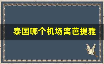 泰国哪个机场离芭提雅最近