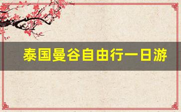 泰国曼谷自由行一日游_泰国曼谷游玩