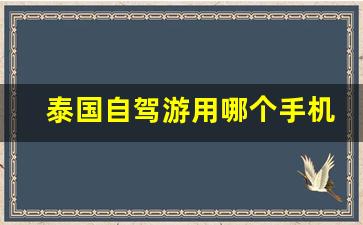 泰国自驾游用哪个手机地图好_泰国好用的地图