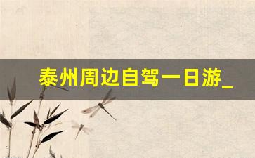 泰州周边自驾一日游_泰州溱湖国家湿地公园一日游