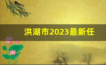 洪湖市2023最新任命