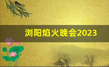 浏阳焰火晚会2023门票