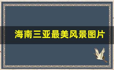 海南三亚最美风景图片_海南三亚路边最美风景图片