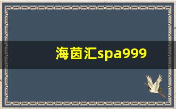 海茵汇spa999