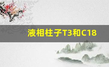 液相柱子T3和C18有什么区别