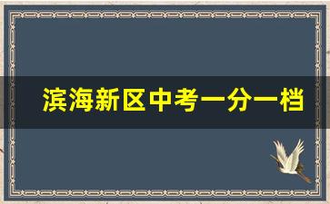 滨海新区中考一分一档2022