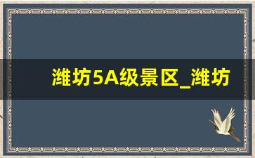 潍坊5A级景区_潍坊市景区