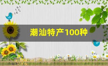 潮汕特产100种