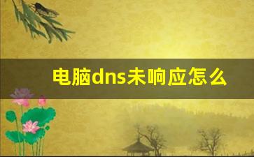 电脑dns未响应怎么修复_wifi已连接不可上网dns异常