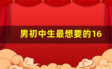 男初中生最想要的16种礼物