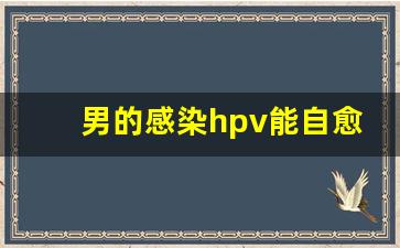 男的感染hpv能自愈吗_hpv男性自查的10个方法