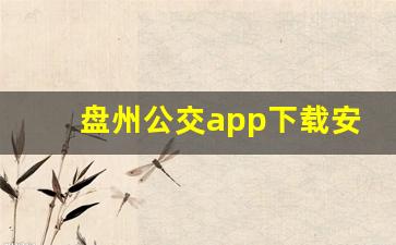 盘州公交app下载安装最新版