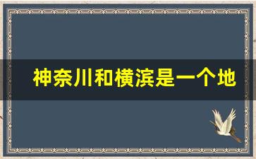 神奈川和横滨是一个地方吗