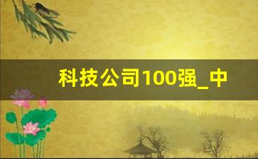 科技公司100强_中国计算机企业排名