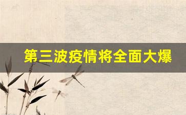 第三波疫情将全面大爆发_2023年9月疫情又开始了吗