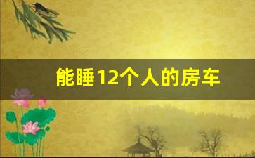 能睡12个人的房车