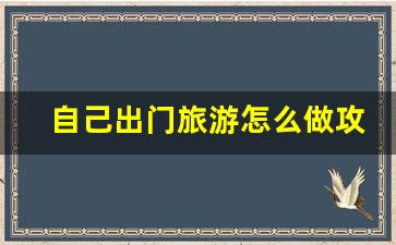 自己出门旅游怎么做攻略_去旅游怎么做攻略