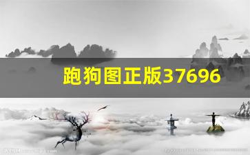 跑狗图正版376969