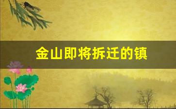 金山即将拆迁的镇