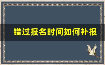 错过报名时间如何补报_孩子错过了一年级报名