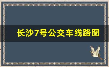 长沙7号公交车线路图