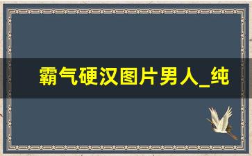 霸气硬汉图片男人_纯爷们儿霸气头像