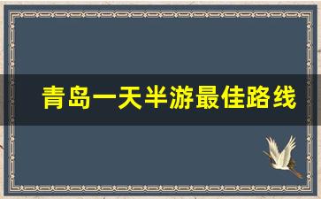 青岛一天半游最佳路线_青岛1日游最佳路线