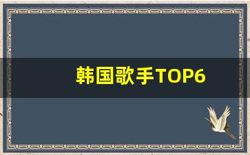 韩国歌手TOP6