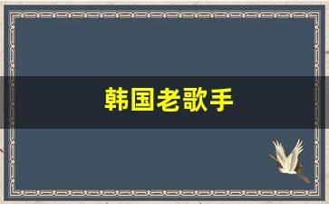 韩国老歌手