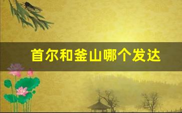 首尔和釜山哪个发达