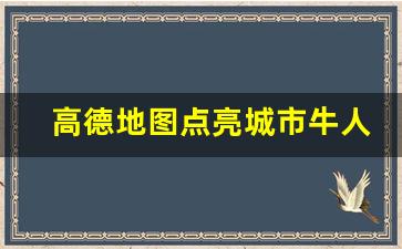 高德地图点亮城市牛人_网红余白对灯光地图的理解