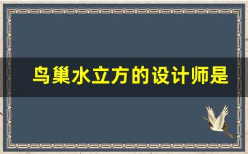 鸟巢水立方的设计师是谁_水立方谁建的