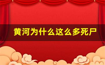 黄河为什么这么多死尸